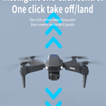 E88 Dual 4K HD Camera Drone with Optical Flow, App Control, 360° Flips, Speed Control RC Foldable Drone with Carry Case (2 Batteries)