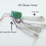 STEM DIY Nano Drone Kit (E88 Light Edition) – Build Your Own Foldable RC Quadcopter with 4K HD Dual Camera & LED Glowing Arms