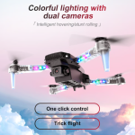 STEM DIY Nano Drone Kit (E88 Light Edition) – Build Your Own Foldable RC Quadcopter with 4K HD Dual Camera & LED Glowing Arms