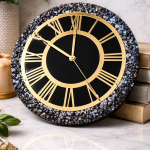 Resin handmade wall clock