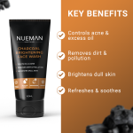 NUEMAN Charcoal Brightening Face Wash – 100ml