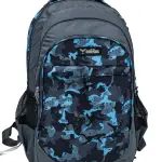 onERus Uni 30L Stylish Printed Backpack 4 Compartments, Water-Resistant Premium Fabric, Sturdy Zippers & Bottle Holders