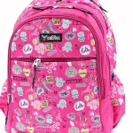 Uni 25L Stylish Printed Backpack by onERus | 3 Compartments, Water-Resistant Premium Fabric, Sturdy Zippers & Bottle Holders