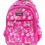 Uni 25L Stylish Printed Backpack by onERus | 3 Compartments, Water-Resistant Premium Fabric, Sturdy Zippers & Bottle Holders