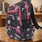 onERus Monitor 25L Stylish Printed Backpack 3 Compartments, Water-Resistant Premium Fabric, Sturdy Zippers & Bottle Holders