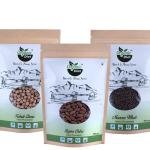 Organic Diet Protein Rich Dal Combo – Kabuli Chana, Rajma Chitra & Black Masoor Whole (500g Each) | Unpolished, Hand Processed Pulses