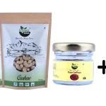 Organic Diet Walnut, Cashew & Saffron Combo with FREE Jute Bag – 200g Walnut + 250g Cashew + 1g Saffron | Premium Dry Fruits Gift Pack