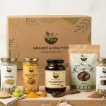Organic Diet Strong Immunity Pack – 5-in-1 Combo | Jaggery-Based Chyawanprash 500g + Lakadong Turmeric & Amla Powder 100g + Natural Jaggery 400g