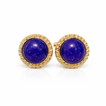 Natural Certified Lapis Lazuli Cufflinks For Man