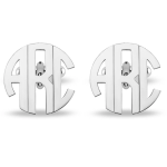 Personalized Initial Name Monogram Cufflinks For Men And Boys