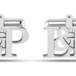 Personalized Initial Groom Wedding Cufflinks For Men And Boys