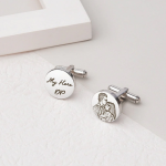 Personalised Photo Engraved Cufflinks