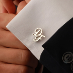 Personalised Monogram Cufflinks for Groom