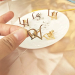 Personalized Initial Letter Cufflinks