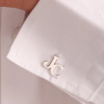Personalized Initial Letter Name Cufflinks
