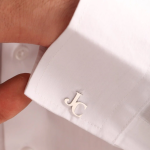 Personalized Initial Letter Name Cufflinks