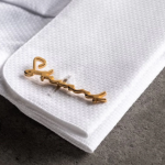 Personalized Signature Style Wedding Cufflinks
