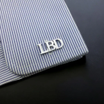 Triple Initial Cufflinks