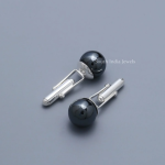 Natural Sophisticated Hematite Stone (Black Onex) Cufflinks for the Modern Gentleman