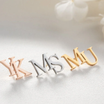 Personalized Initial Letters Brooch, Bride - Groomsmen