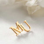 Personalized Initial Letters Brooch, Bride - Groomsmen
