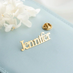 Personalized Nameplate Brooch and Company Name Badge