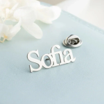 Personalized Nameplate Brooch and Company Name Badge