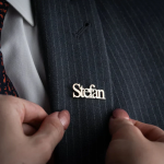 Personalized Nameplate Brooch and Company Name Badge