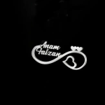 Custom Double Name Heart Brooch