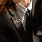 Personalised Infinity name brooch