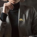 Personalised Infinity name brooch