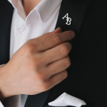 Personalized Initial Letter Name Brooch