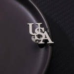 New Personalized Three Initial Brooch