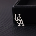 New Personalized Three Initial Brooch