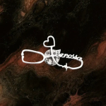 Custom Engraved Love Heart Stethoscope Brooch