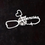 Custom Engraved Love Heart Stethoscope Brooch