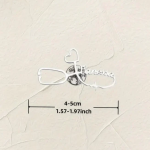 Custom Engraved Love Heart Stethoscope Brooch