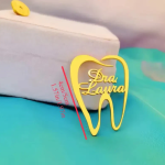 Customizable Cute Tooth-Shaped Brooch For Dentists