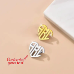 Personalized Monogram Dress Brooch