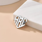 Personalized Monogram Dress Brooch