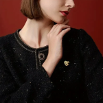 Personalized Monogram Dress Brooch