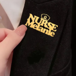 Personalized Double Layer Nurse Name Brooch