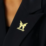 Personalized Butterfly Name Brooch