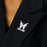 Personalized Butterfly Name Brooch