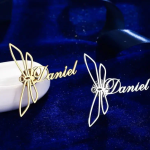 Personalized Name Dragonfly Brooch