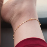 Minimal Bead Anklet