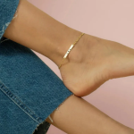 Custom Name Bar Anklet