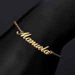 Custom Name Anklet, Customized Gift, Minimalist Anklet, Personalized Anklet, Valentines Gift for Best friend, Gift for girlfriend