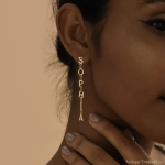 Fashion Name Drop Earrings – Personalized for You