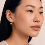 StarScript Custom Name Earrings – Personalized Drop Studs